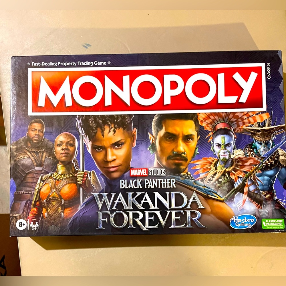 Black Panther Wakanda Foerever Monopoly